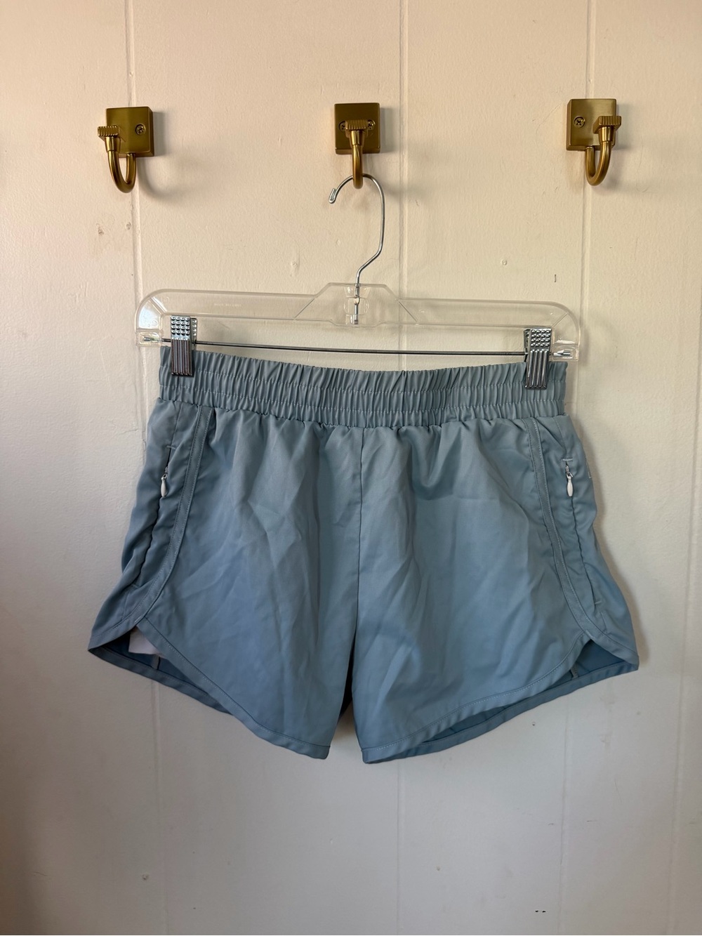 Light Blue Performance Running Shorts